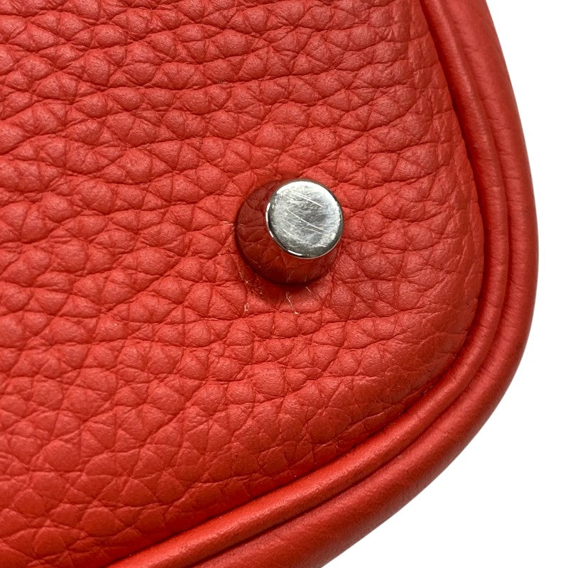 エルメス HERMES ピコタンロックMM □R刻 ローズジャイプール シルバー金具 トリヨンクレマンス レディース ハンドバッグ