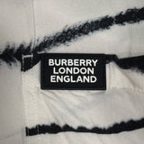 バーバリー BURBERRY ゼブラ柄レイヤード半袖シルクシャツ 4563035 ホワイト シルク メンズ 半袖シャツ