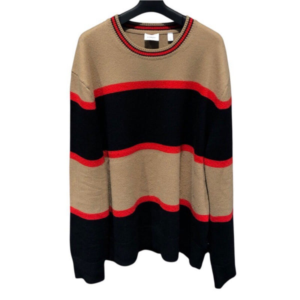 美品】BURBERRY GOLF セーター バーバリーゴルフ ニット 7分袖 Vネック