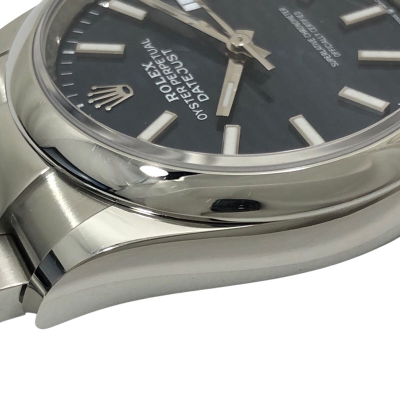 ロレックス ROLEX デイトジャスト36 ランダムシリアル 126200 ブライトブルー フルーテッドモチーフ オイスターブレス SS メンズ 腕時計