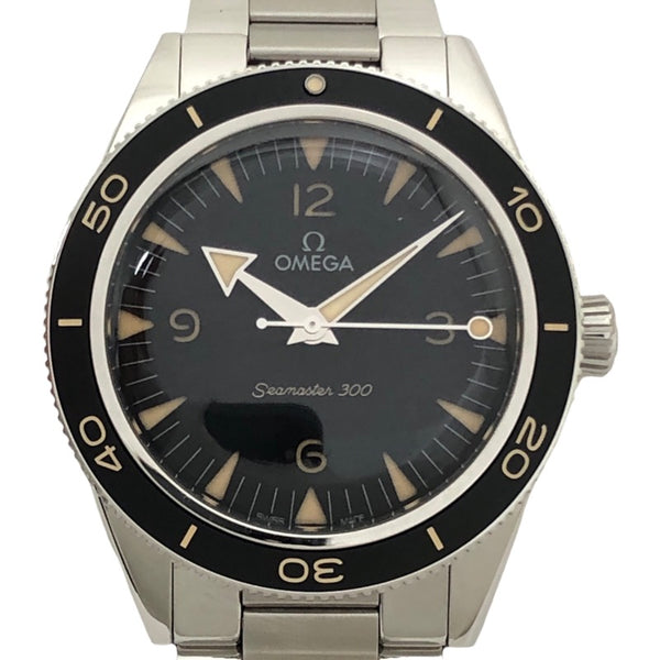 オメガ OMEGA シーマスター300M コーアクシャルマスタークロノメーター 234.30.41.21.01.001 ブラック SS メンズ 腕時計