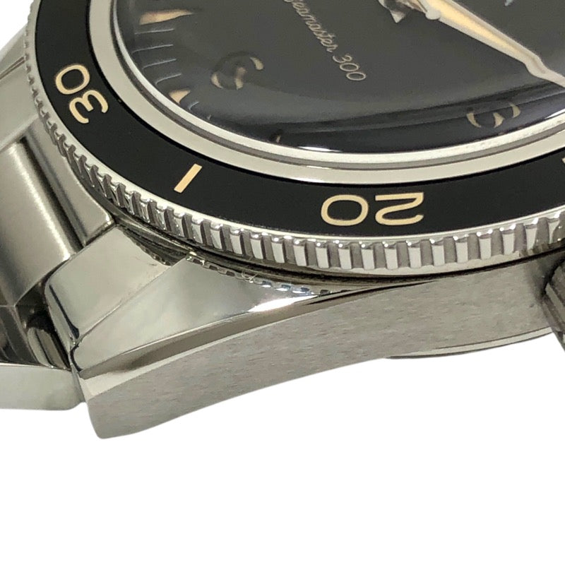 オメガ OMEGA シーマスター300M コーアクシャルマスタークロノメーター 234.30.41.21.01.001 ブラック SS メンズ 腕時計