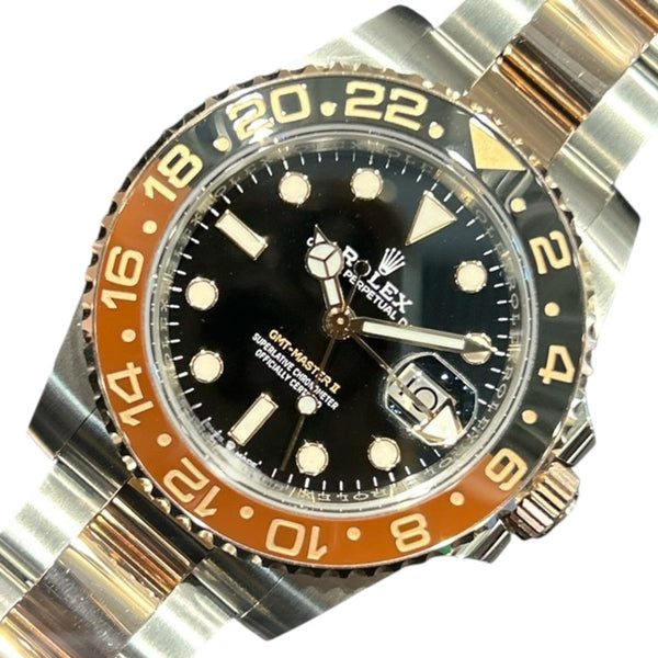ロレックス ROLEX GMTマスター2 126711CHNR K18ローズゴールド/ステンレススティール メンズ 腕時計