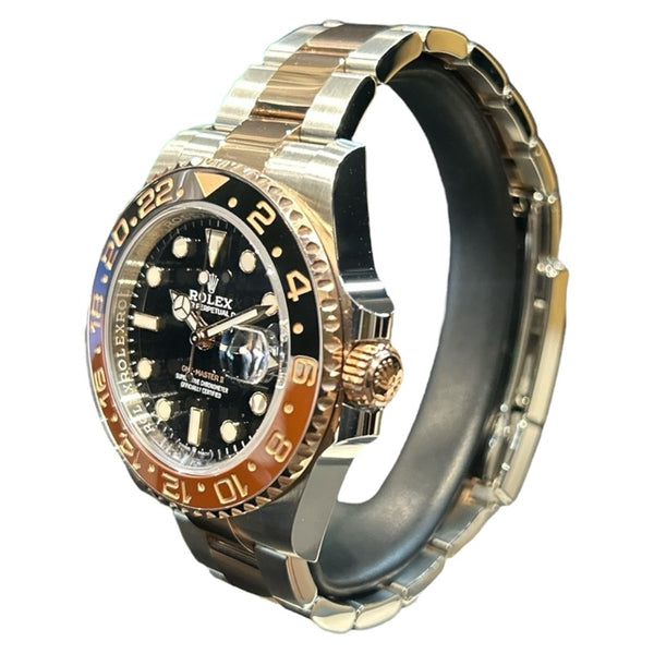 ロレックス ROLEX GMTマスター2 126711CHNR K18ローズゴールド/ステンレススティール メンズ 腕時計