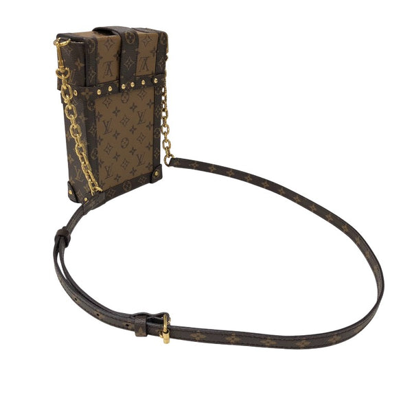ルイ・ヴィトン LOUIS VUITTON ポシェット・トランク ヴェルティカル M67873 モノグラム・リバース キャンバス レディース ショルダーバッグ