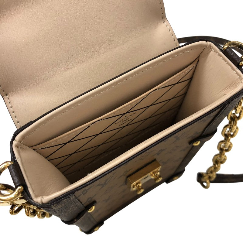 ルイ・ヴィトン LOUIS VUITTON ポシェット・トランク ヴェルティカル M67873 モノグラム・リバース キャンバス レディース ショルダーバッグ