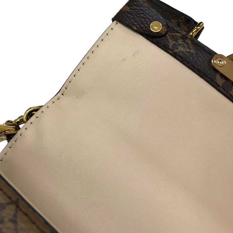 ルイ・ヴィトン LOUIS VUITTON ポシェット・トランク ヴェルティカル M67873 モノグラム・リバース キャンバス レディース ショルダーバッグ