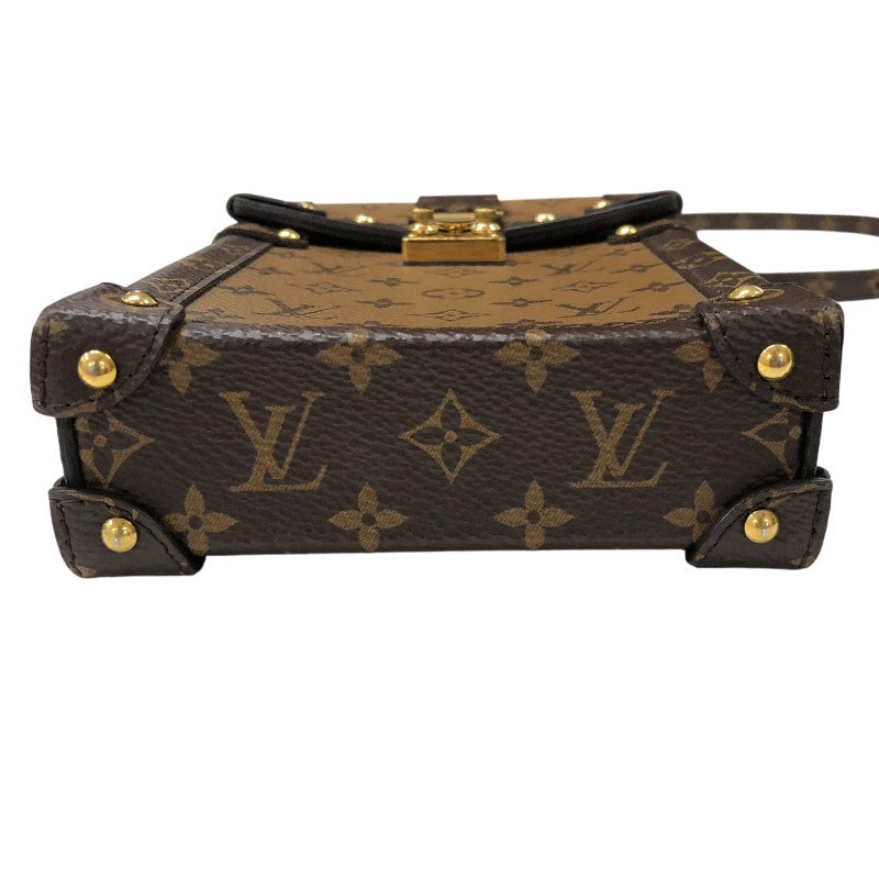 ルイ・ヴィトン LOUIS VUITTON ポシェット・トランク ヴェルティカル M67873 モノグラム・リバース キャンバス レディース ショルダーバッグ