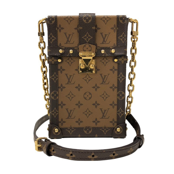 ルイ・ヴィトン LOUIS VUITTON ポシェット・トランク ヴェルティカル M67873 モノグラム・リバース キャンバス レディース ショルダーバッグ