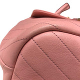 シャネル CHANEL Vステッチバッグパック AS0640 ピンク ゴールド金具 カーフ レディース リュック・デイパック