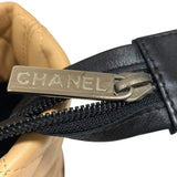シャネル CHANEL カンボンライントートPM A25166 ベージュ×ブラック カーフ レディース ハンドバッグ