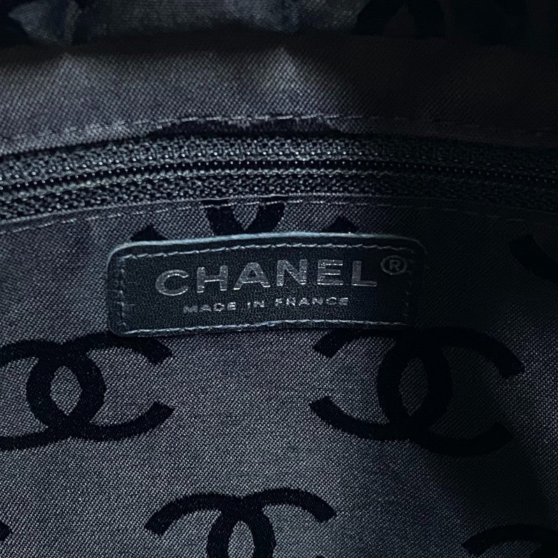 シャネル CHANEL カンボンライントートPM A25166 ベージュ×ブラック カーフ レディース ハンドバッグ