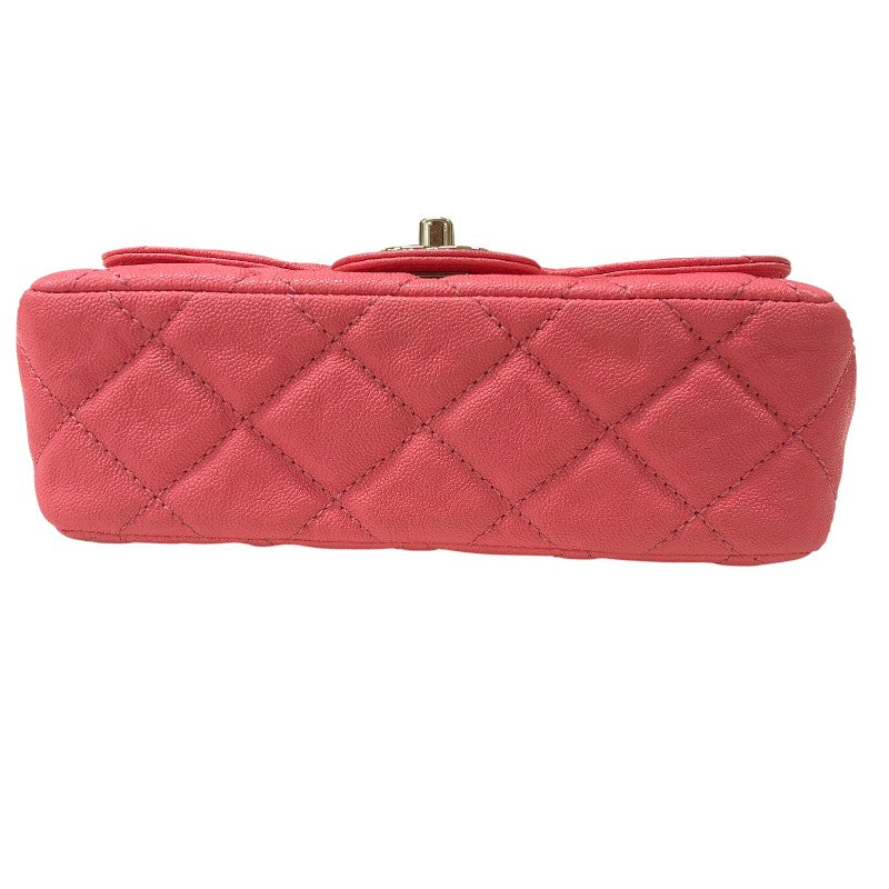 シャネル CHANEL マトラッセスモールショルダーバッグ AS2273 ピンク ゴールド金具 ソフトキャビアスキン レディース ショルダーバッグ