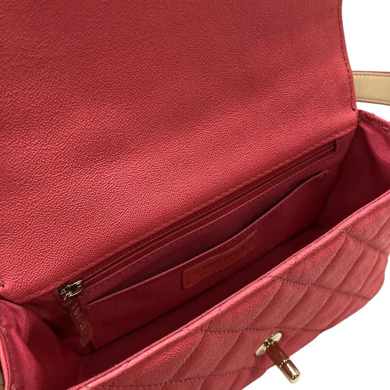 シャネル CHANEL マトラッセスモールショルダーバッグ AS2273 ピンク ゴールド金具 ソフトキャビアスキン レディース ショルダーバッグ