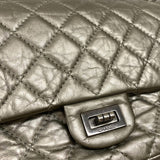 シャネル CHANEL 2.55 ラージ フラップバッグ A37587 15番台 ブロンズ エイジドカーフ レディース ショルダーバッグ