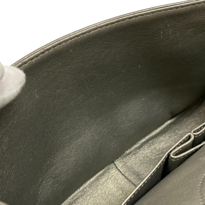 シャネル CHANEL 2.55 ラージ フラップバッグ A37587 15番台 ブロンズ エイジドカーフ レディース ショルダーバッグ