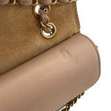 シャネル CHANEL マトラッセ25 A01112 24番台 ベージュ カーフスキン レディース ショルダーバッグ