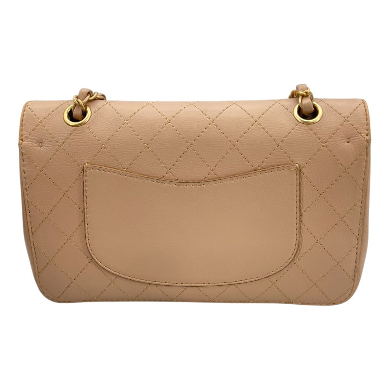 シャネル CHANEL マトラッセ25 A01112 24番台 ベージュ カーフスキン レディース ショルダーバッグ