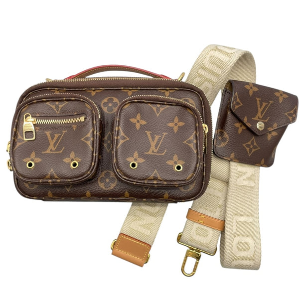 ルイ・ヴィトン LOUIS VUITTON ユーティリティ・クロスボディショルダー M80446 ブラウン モノグラム レディース ショルダーバッグ