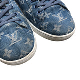 ルイ・ヴィトン LOUIS VUITTON ルクセンブルクライン ローカットスニーカー ブルー デニム メンズ スニーカー