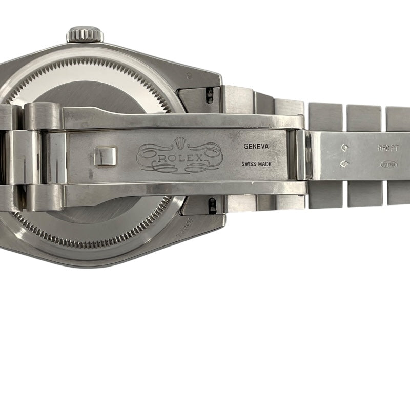 ロレックス ROLEX デイデイト36 ホリコン アイスブルー K番 118346A アイスブルー Pt950 自動巻き メンズ 腕時計