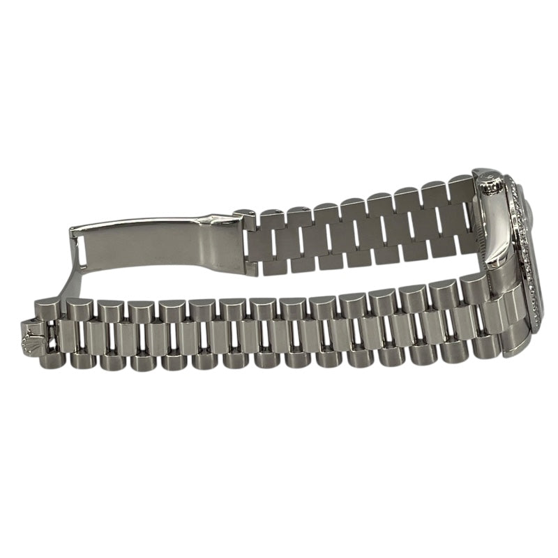 ロレックス ROLEX デイデイト36 ホリコン アイスブルー K番 118346A アイスブルー Pt950 自動巻き メンズ 腕時計
