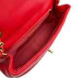 シャネル CHANEL マトラッセトップハンドルバッグ AS1358 29番台 レッド ゴールド金具 ラムスキン レディース ショルダーバッグ
