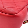 シャネル CHANEL マトラッセトップハンドルバッグ AS1358 29番台 レッド ゴールド金具 ラムスキン レディース ショルダーバッグ