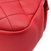 シャネル CHANEL マトラッセトップハンドルバッグ AS1358 29番台 レッド ゴールド金具 ラムスキン レディース ショルダーバッグ
