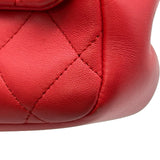シャネル CHANEL マトラッセトップハンドルバッグ AS1358 29番台 レッド ゴールド金具 ラムスキン レディース ショルダーバッグ