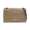 シャネル CHANEL 2.55 ラージフラップバッグ A37586 ゴールド シルバー金具 エイジドカーフ レディース ショルダーバッグ