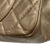 シャネル CHANEL 2.55 ラージフラップバッグ A37586 ゴールド シルバー金具 エイジドカーフ レディース ショルダーバッグ