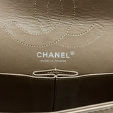 シャネル CHANEL 2.55 ラージフラップバッグ A37586 ゴールド シルバー金具 エイジドカーフ レディース ショルダーバッグ