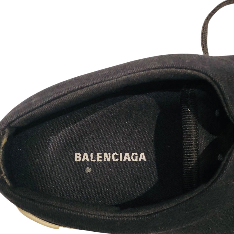 バレンシアガ BALENCIAGA サイドロゴカットスニーカー キャンバス レディース スニーカー