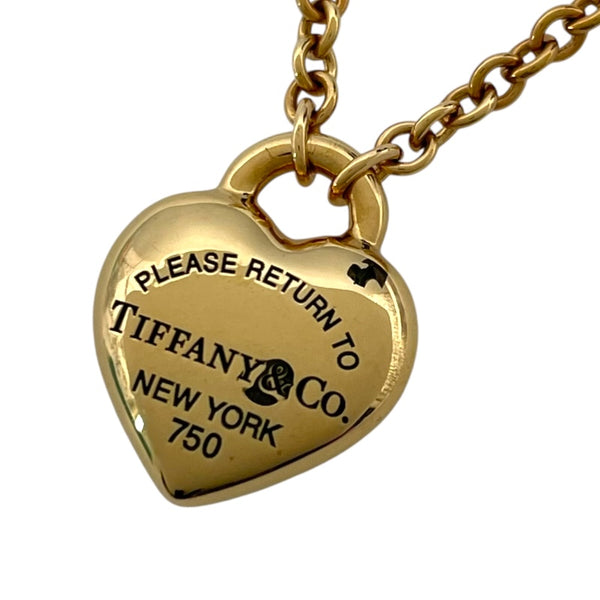 ティファニー TIFFANY＆CO リターントゥティファニー フルハート ネックレス ゴールド 750YG ジュエリー