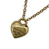 ティファニー TIFFANY＆CO リターントゥティファニー フルハート ネックレス ゴールド 750YG ジュエリー