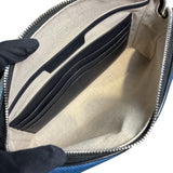 ベルルッティ Berluti ローズウッド グラディアント スクリットレザー ポーチ ROSEWOOD_NEO_GRADIANT-JOUR-V2 ブルー レザー メンズ クラッチバッグ