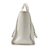 シャネル CHANEL ドーヴィルGM A66941 ホワイト ゴールド金具 キャンバス レディース トートバッグ