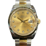 ロレックス ROLEX デイトジャスト36 126233G ゴールド K18/SS メンズ 腕時計