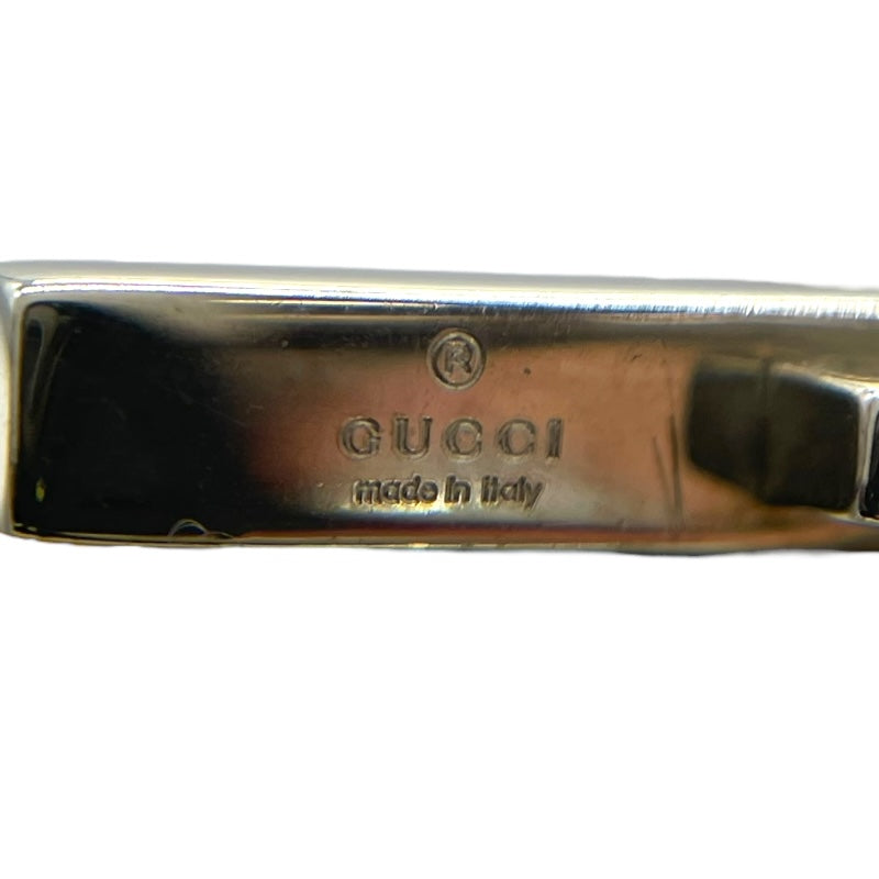 ☆GUCCI ☆ベア☆ガラス ☆シルバー☆オーナメント☆新品未使用☆大きめ☆ 太陽模様 シルバー ペアネックレス ta-016 | シルバー