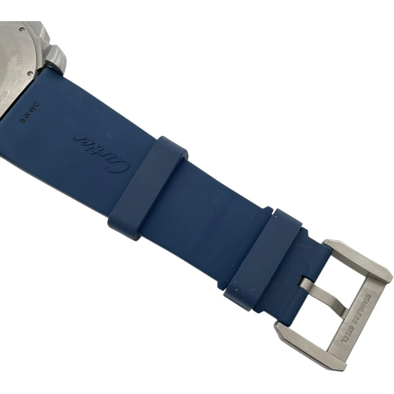 カルティエ Cartier カリブルドゥカルティエ ダイバー WSCA0010 ブルー SS/ラバーベルト 自動巻き メンズ 腕時計