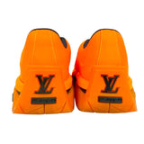 ルイ・ヴィトン LOUIS VUITTON ミレニアムライン　ローカットスニーカー FD0251 オレンジ/ブラック ラバー メンズ スニーカー