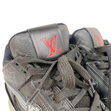 ルイ・ヴィトン LOUIS VUITTON トレイナーライン　ローカットスニーカー GO0260 ブラック/グレー PVC メンズ スニーカー