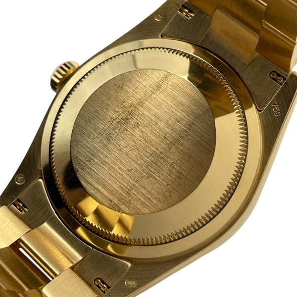 ロレックス ROLEX デイデイト36 パヴェダイヤ 50周年記念限定モデル 118238 グリーン K18YG 自動巻き メンズ 腕時計