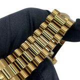 ロレックス ROLEX デイデイト36 パヴェダイヤ 50周年記念限定モデル 118238 グリーン K18YG 自動巻き メンズ 腕時計