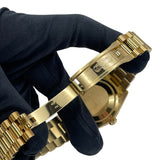 ロレックス ROLEX デイデイト36 パヴェダイヤ 50周年記念限定モデル 118238 グリーン K18YG 自動巻き メンズ 腕時計