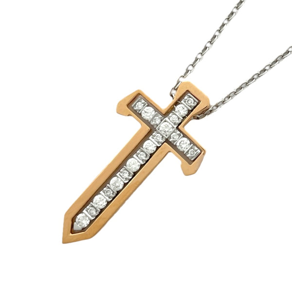 ダミアーニ DAMIANI スパーダ ダイヤネックレス ホワイトゴールド ピンクゴールド 750 ダイヤモンド ジュエリー