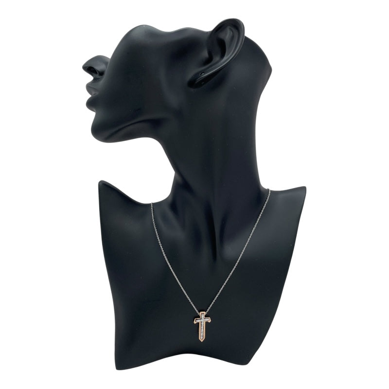 ダミアーニ DAMIANI スパーダ ダイヤネックレス ホワイトゴールド ピンクゴールド 750 ダイヤモンド ジュエリー