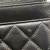 シャネル CHANEL マトラッセチェーンウォレット AP0250 ブラック×GD金具 牛革 キャビアスキン レディース ショルダーバッグ
