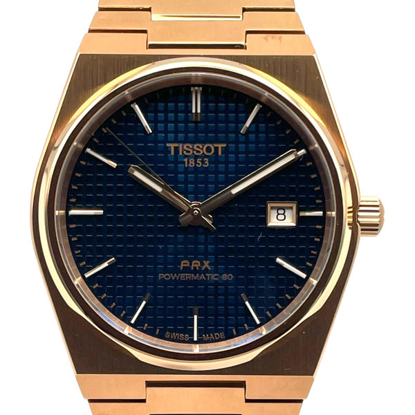 ティソ TISSOT PRX パワーマティック 80 T137.407.33.041.00 ブルー SS 自動巻き メンズ 腕時計